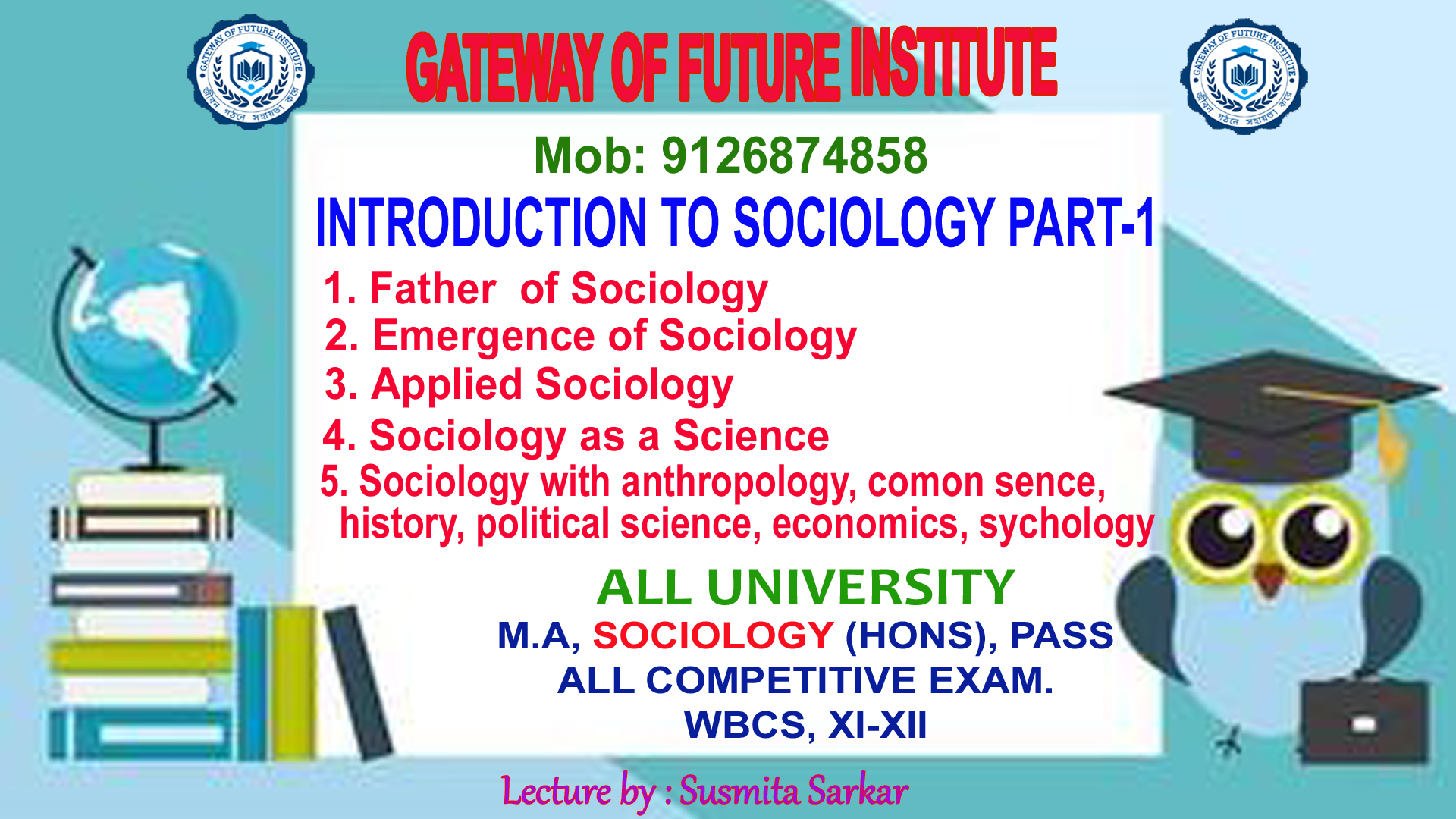 Introduction to Sociology(Part -1)